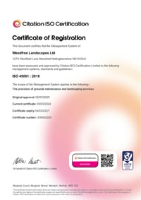 45001 Certificate 